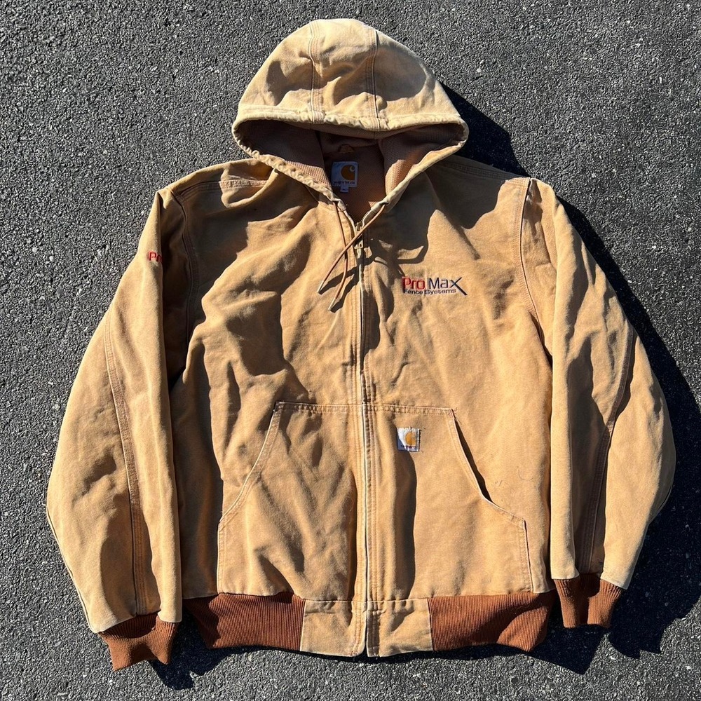 1990s Sunfaded Carhartt Active jacket size XL